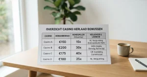 Beste reload bonus casino Nederland — complete vergelijking