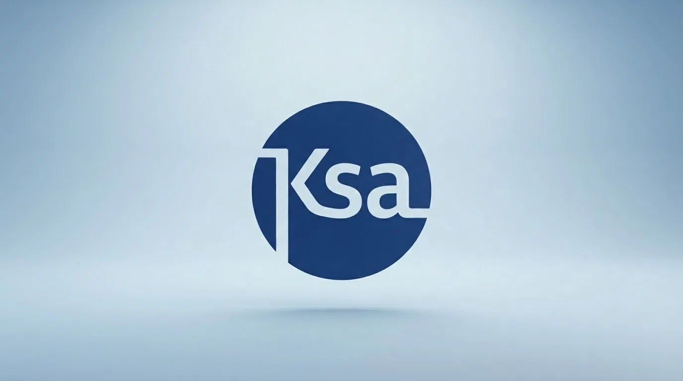 Het logo van de Kansspelautoriteit op een informatiepagina met het Ksa-vergunningenregister