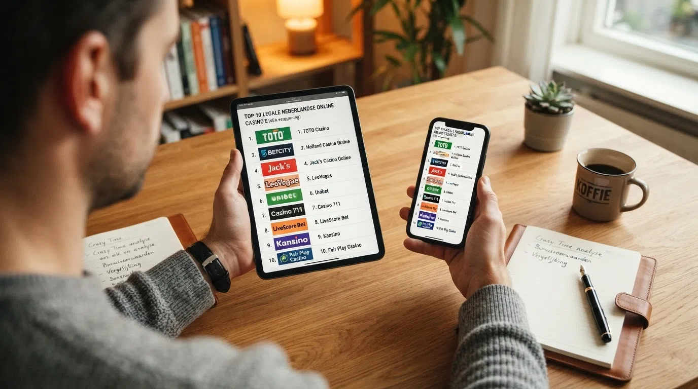 De logo's van de besproken Nederlandse online casino's met KSA-vergunning waar Crazy Time speelbaar is